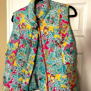 Lily Pulitzer size L vest